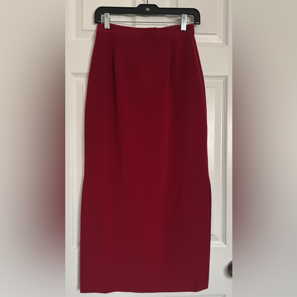 Elegant Red Women's Skirt